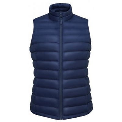SOLS Vrouwen/dames Wilson Lichtgewicht Gewatteerde Bodywarmer (Franse marine)