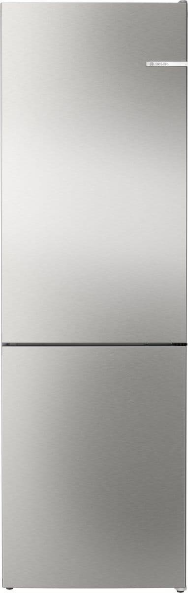 Bosch Serie 4 KGN362I1F - Koel-vriescombinatie - Total No Frost - Nooit meer ontdooien - 10% zuiniger dan energielabel A - VitaFresh XXL: houd etenswaren langer vers met extra ruime vershoudlades - RVS