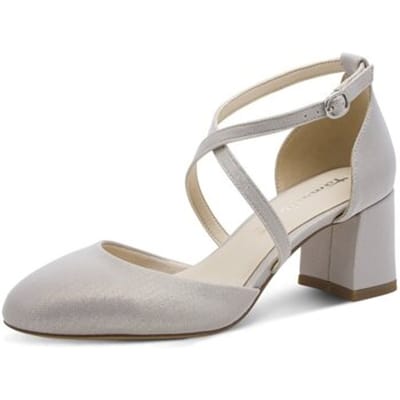 Tamaris damespumps 1-22438-46 970 Dames schoenen veganistisch grijs glitter