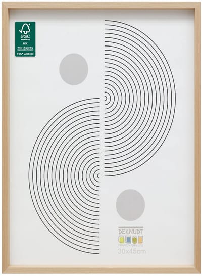 Deknudt Frames fotolijst - lichte houtkleur - strak - hout - FSC Mix - 30x45