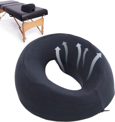 Massage Kussen voor Gezicht met Geheugenfoam, Perfect voor Spa en Schoonheidssalons, Ondersteuning voor Ontspanning en Comfort tijdens Behandelingen