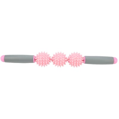 Yoga Stick Spierroller Stick Cellulitis Spiky Bal voor Rug Armen Schouder Been (Roze) pink