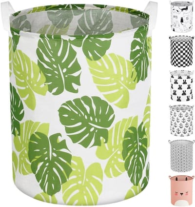 Vouwbare Wasmand van 50 cm met Handvat, Waterdichte Opbergmand voor Kleding, Geschikt voor Wasruimte, Slaapkamer en Badkamer, Ideaal voor Kleding, Lakens en Speelgoed