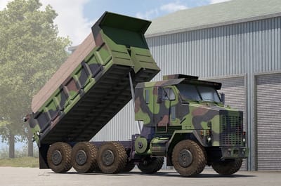 HobbyBoss Modelbouwpakket Militaire voertuigen - 85526 M1070 Dump Truck Plastic - 1:35 - Modelbouw