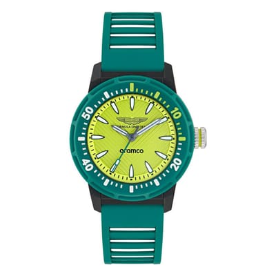 Aston Martin Am Formula 1 PDK W MTFK1F501 Horloge - Siliconen - Groen - Ø 40 mm