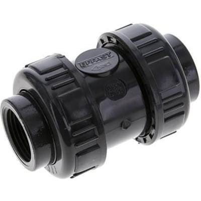 PVC Terugslagklep Rp 1'' 0.012-16bar (0.17-232psi)