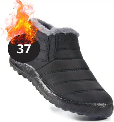 Bovista Snowboots - Sneeuwschoenen - Sneeuwboots - Dames - Wintersport - Ski - Skischoenen - Zwart - 37 - Laag