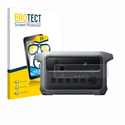 BROTECT - Screenprotector voor Anker SOLIX C2000 Gen 2 - Folie Beschermfolie transparant