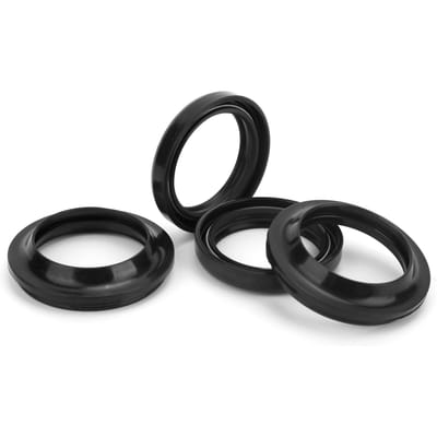 4 stuks Voorvork Demper Oliekeerringen Stof Geschikt voor Yamaha YZF R25 MTN250 MT?25 2015?2019 black