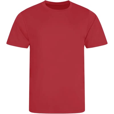 Herensportshirt 'Cool Smooth' Fire Red - L