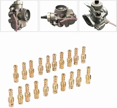 Complete Set van 20 Stuks Carburetor Jets - Hoofd- en Langzame Piloot Jets voor MIKUNI VM TM TMX - Ideaal voor Motoren en Scooters