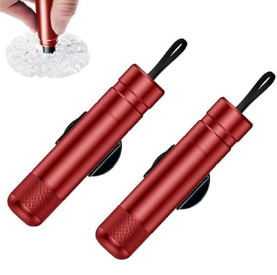 Dailygoods- Veiligheidshamer 2-in-1 - Noodhamer Auto - Raambreker - Gordelsnijder - Draagbaar - Dubbel Beschermend Ontwerp