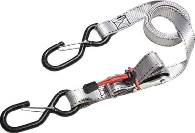 MasterLock spanband set met S-haak grijs 1,8 m