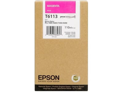 Epson T6123 inktcartridge magenta hoge capaciteit (origineel)