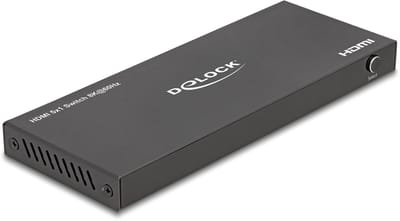 Delock HDMI Switch 5 x HDMI in to 1 x HDMI out 8K 60 Hz