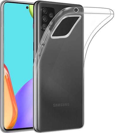 Hoesje geschikt voor Samsung Galaxy A52 - Siliconen Backcover - Transparant