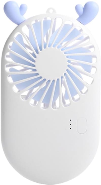 VHV - Handventilator - USB oplaadbare mini ventilator - USB oplaadbaar - voor bureau, reis, tas, camping