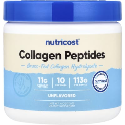 Collageen Peptiden van Grasgevoerde Runderen, Ongezoet, 113G (4 Oz)