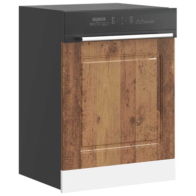 vidaXL - Vaatwaspaneel - Kalmar - 60x1,5x57 - cm - bewerkt - hout - oud - houtkleurig