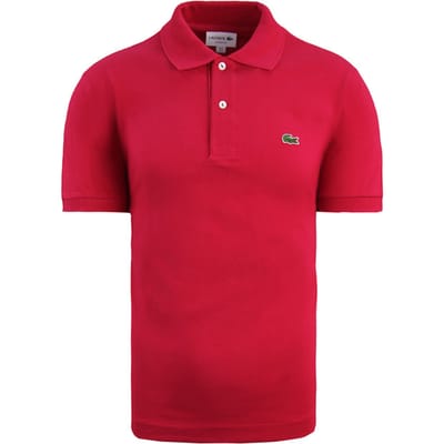 Lacoste Classic Fit Heren Roze Poloshirt