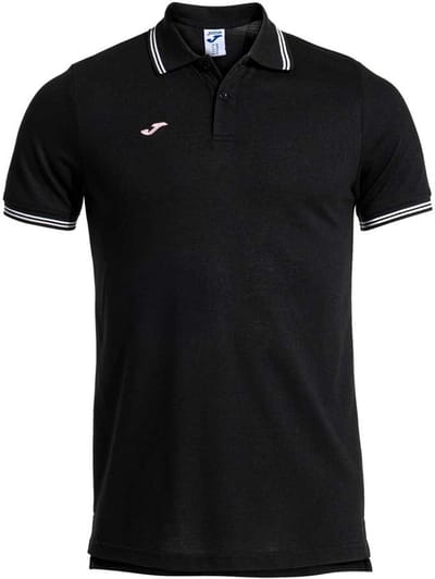 Joma Confort Classic Korte Mouw Poloshirt Zwart S Man