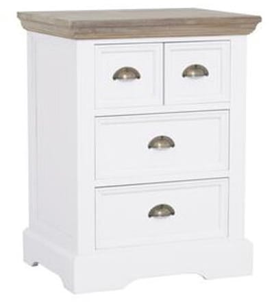 Tower Living - Fleur ladekast - 56 cm - wit