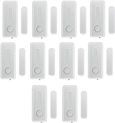 Deur Raam Sensoren - Magnetische Detectoren - Woning Beveiliging - Draadloze 433MHz Communicatie - 10 Sets - Wit