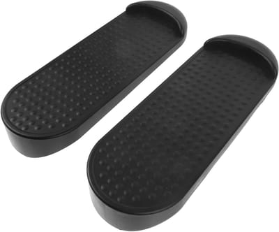 Roeitrainer Pedalen - Voetsteunen Fitness - Thuis Sporten - Antislip Ontwerp - 33 x 10.5 cm - Zwart