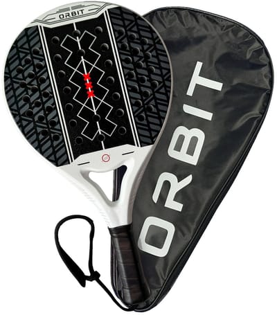 Orbit Leep 2.0 Amsterdams Padel racket - inclusief beschermhoes padel - 3D metallic finish - 2025