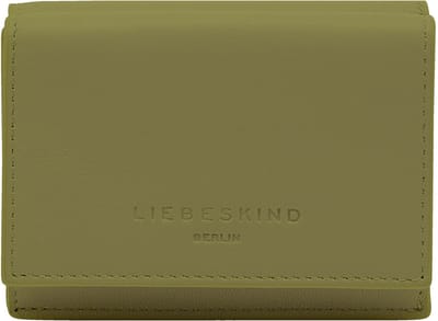 LIEBESKIND BERLIN Leren Portemonnee Kodiaq Chelsea Lillian Wallet Princess Green Kaki