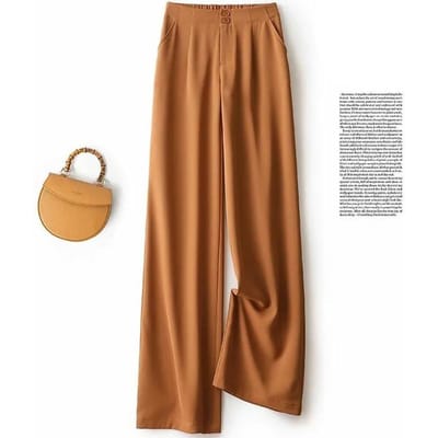 Dames Wijde Broek Hoge Taille Plus Size Losse Casual Lange Broek Lente Herfst Mode Dames Onderstukken Baggy Broek S