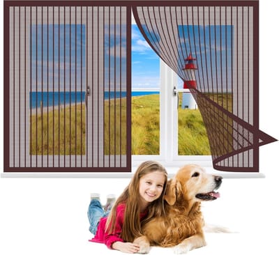 Insectenhor Raam Transparant 70x140 cm - Horren voor Ramen Tegen Muggen en Vliegen