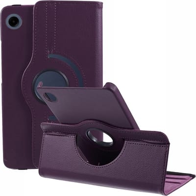 Coverup Tablethoes geschikt voor Samsung Galaxy Tab A11 / Tab A9 Hoesje - 360° Rotating Book Case - Paars