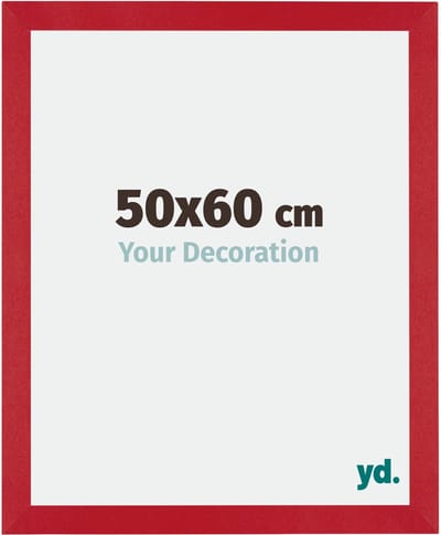 Your Decoration - Fotolijst 50x60 cm - MDF - Rood - Mura