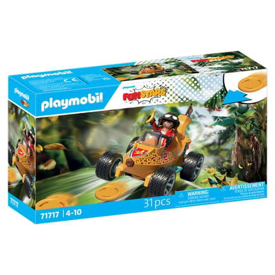 PLAYMOBIL | Fun Stars | Raging Banana | Speelgoed vanaf 4 jaar | Cadeau voor kinderen | Speelgoedauto | Met terugtrekmotor & schietfunctie | 71717
