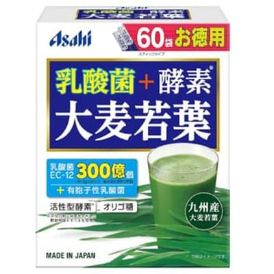 Lactic Acid Bacteria + Enzyme Young Barley Grass 3g x 60 pcs