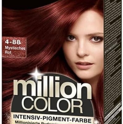 Haarverf Diep Rood - Schwarzkopf - Million Color 4-88 - Nieuwe Formule - Luxurious Pigment Color - High Impact Intensity - Langdurige Kleurglans & Perfecte Grijsdekking - 1 Stuk