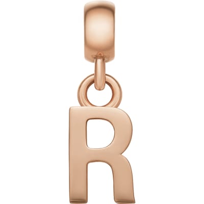 Daniel Wellington DW Charm Letter R Rose Gold