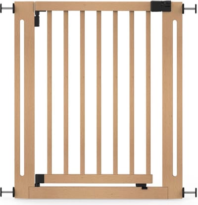 Safetots Klemhek Elegantie, 79cm - 87cm, Naturel, Hout, Traphekje