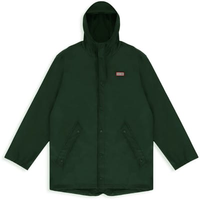 Hunter Pu Raincoat Unisex Regenjas - Groen