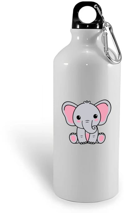 Hacebo® - Olifanten waterfles - Olifant - Dieren liefhebbers - Dierentuin - zoogdieren - ollie - water fles - 400ML