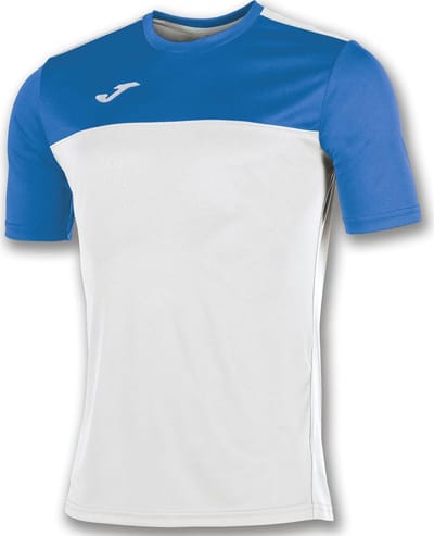 Joma Winner Shirt Korte Mouw Kinderen - Wit / Royal | Maat: 128-140