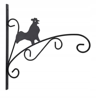Koopman Omlijsting - Decoratieve Plantenhouder - Zwart - Stalen Kogelfiguur