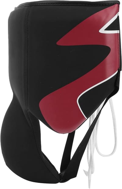 Kruisbeschermer Heren - Kruisbescherming Sport - Vechtsport Training - Verdikt Sponsontwerp - 32x22x10 cm - Rood