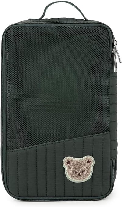 Luier Organizer - Baby Tas - Reizen en Dagelijks - Ruime Vakken - 29 x 5 x 17.5 cm - Groen