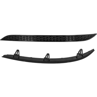 2 STUKS Reflector Inzetstuk Links Rechts Glanzend Zwart Auto Vervanging voor MK8 Standaard 2021+ black