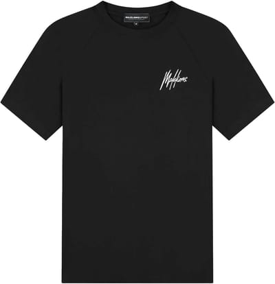 Malelions sport logo raglan t-shirt in de kleur zwart.
