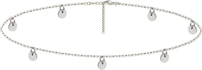 good.designs Voetketting met zeven muntjeshangers