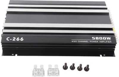 Dailygoody - 5800W 12V Versterker - Hoog vermogen audio - Draagbare stereo subwoofer - Geschikt voor auto - Hi-Fi geluidskwaliteit - Ideaal voor muzie