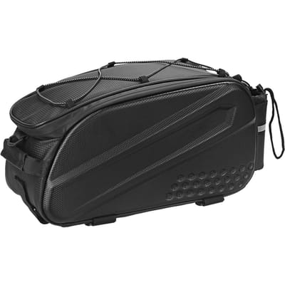 Aomiun 10L Multifunctionele Fiets Achterzit Tas Waterdichte Fiets Bagagedrager Koffer Bak Tas Fietstas Handtas zwart